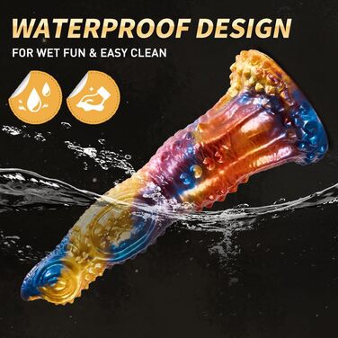 Вібратор Jpscor для чоловіків та жінок з 7 функцій та режимами вібрації. Анальний вібратор, інопланетянин, соска, стимуляція G-точки та простати. Іграшки для дорослих