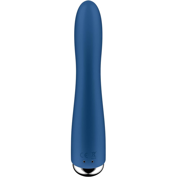 Вібратор Satisfyer Spinning Vibe 1 G-Punkt | 12 вібрацій та 5 програм обертання | Для жінок | Водостійкий (IPX7) | (Блакитний)