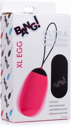 Вібруюче яйце Bang! AG331 Рожеве, один розмір