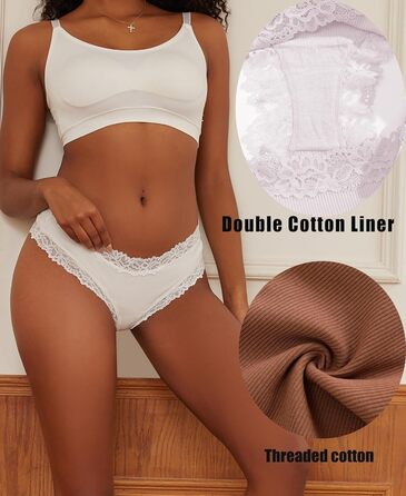 6 штук жіночих трусиків з бавовни, бразильські сліпи, мереживні труси, жіночі панчіхи, сексуальний хіпстер, труси, багатопакет S-XL, чорний