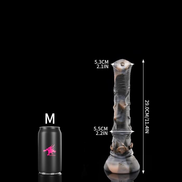 Анальний плагін Nothosaur HUNTER JACK 23.5 см для пар: сталевий, з ременем, для чоловіків та жінок