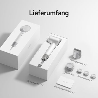 Фен для волосся Laifen Neo Special з інфузією олії, режим догляду 58°C, мотор 110 000 об/хв, іонізація 200M, колір Шампань