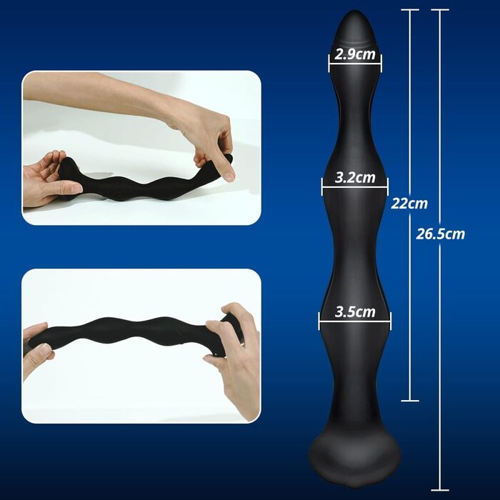 Анавібратор SXOVO з нагріванням, електростимуляція, 10 режимів вібрації та 5 режимів розряду. Підходить для чоловіків, жінок, пар. Матеріал: силікон.