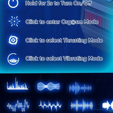 Портативний автоматичний тренажер для чоловіків: кілька частот, просте керування