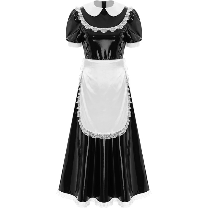 Костюм для косплею Halloween Cosplay Kleid від Vxuxlje: чорне плаття з мереживом для карнавалу та косплею (L)