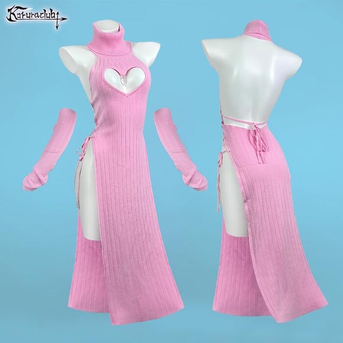 Костюм Чонгсам Love Cheongsam від KORURACLUB: преміум якість, рожевий, L-XL