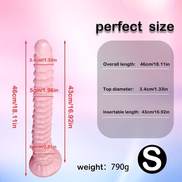 Аналізатор жіночого тіла Yasexx Super Long 46 см: вібратор, масажер простати, стимулятор G-точки