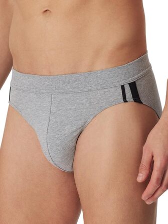 Труси чоловічі Schiesser 3 шт. Sip Softbund та Streifen Bio Baumwoe, 95/5 Organic (3XL, сірий меланж)