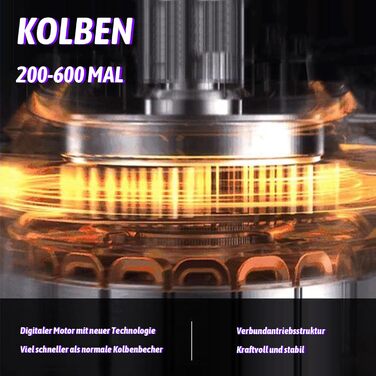 Електричний мастурбатор з тримачем для телефону, 10 режимів, телескопічна функція, силіконовий чохол (2 шт.)