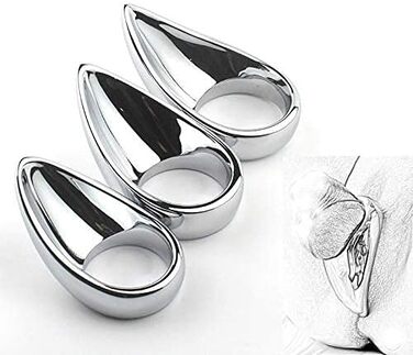 Кольця для пениса Jinqian EINZIGARTIGE Form - набір для чоловіків, сталь, розмір 40 мм