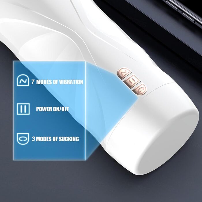 Автоматичний електричний мастурбатор-кубок з 5 режимами всмоктування та 10 вібраційними режимами для чоловіків