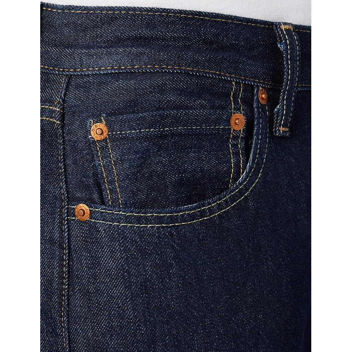 Чоловічі джинси Levi's 501 Original Fit One Wash, сині, 34W / 32L