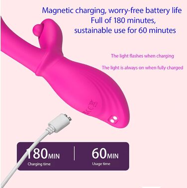 Вібратор G-Spot з силікону для жінок та пар: 10+10 режимів, фіолетовий