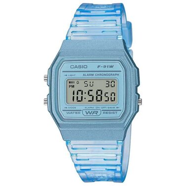 Цифровий унісекс годинник Casio Collection синього кольору