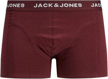JACK & JONES труси боксерські чоловічі 7 шт. в наборі (синій, сірий, червоний, темно-синій, чорний)