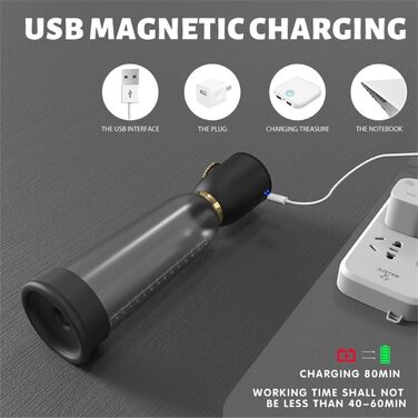 Електричний мастурбатор 2-в-1: насос для збільшення та стимуляції пеніса. Автоматичний вакуумний стимулятор для чоловіків