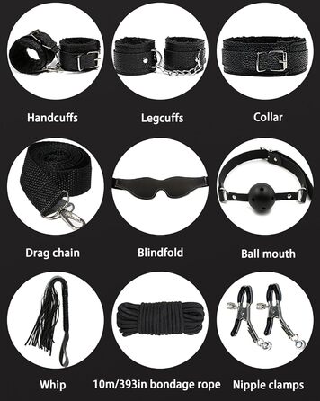 Набір BDSM для пар: кайдани, плети, прищіпки для сосків, гаги, плагі та інші аксесуари (рожевий)
