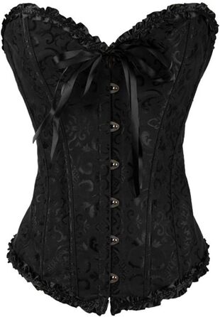 Корсет для жінок Sxybox: чорний корсет-топ з шнурівкою, готичний стиль, для повних грудей