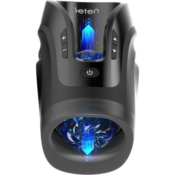 Електричний мастурбатор для чоловіків Leten Cannon King Mini - Blowjob машина з 10 режимами, голосовою стимуляцією та функцією всмоктування