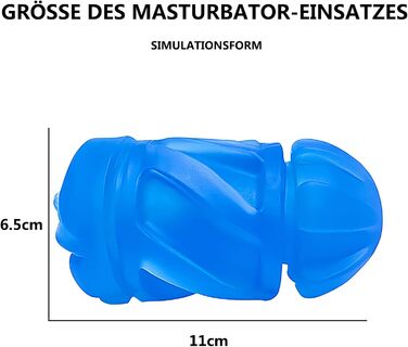 Масажер для чоловіків Shwarz Tashenmushi: 10 швидкостей, 10 частот, інтерактивне аудіо