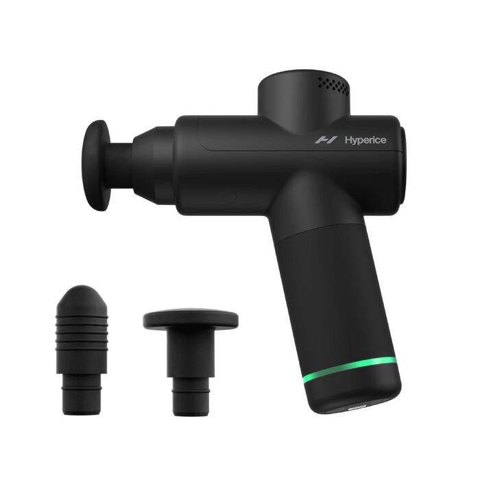 Перкусійний масажер Hyperice Hypervolt Go 2 для глибокого масажу тканин, чорний