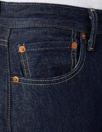 Чоловічі джинси Levi's 501 Original Fit One Wash, сині, 34W / 32L
