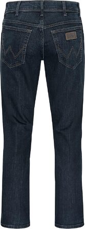 Чоловічі стрейч-джинси Wrangler Texas Regular Fit Authentic Straight, Blue Black (W40/L32)