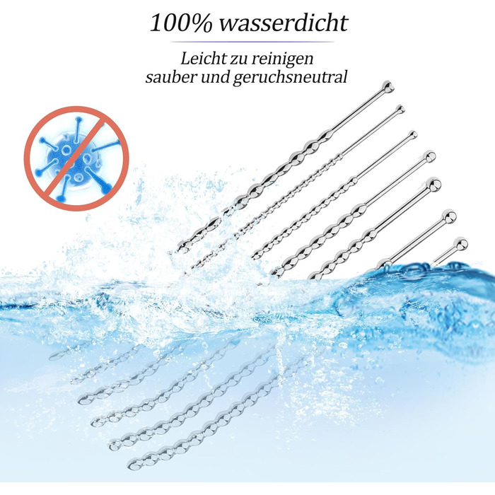 Набір дилататорів для секса з чоловіками BDSMAGE, нержавіюча сталь, 7 шт., 200 мм, для пар, 18+