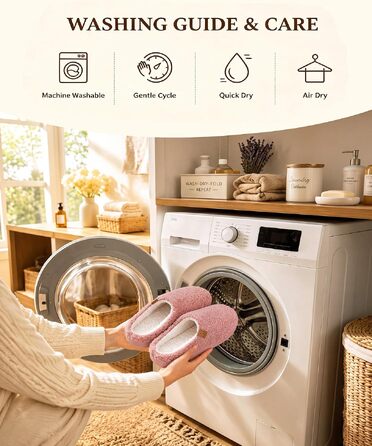 Жіночі зимові капці Evshine з ефектом пам'яті (Memory Foam), теплі плюшеві домашні туфлі, колір темно-рожевий, розмір 38 EU