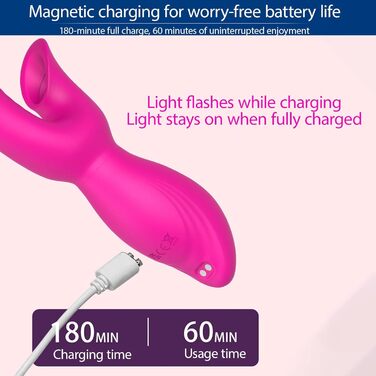 Вібратор для жінок Sexspielzeug: тихий, 10+3 режими вібрації, масажний дildo для жінок та пар, червоно-чорний