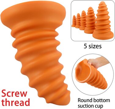 Анальний дилататор GeRRiT з 5 розмірами, з присоском. Масажер простати, анальні кулі, для чоловіків та жінок. Еротична іграшка для дорослих