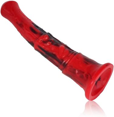 Аналдильдо Roluck 27 см для чоловіків та жінок: стимулятор G-точки, масажер простати, анальний секс-іграшка (червоний + чорний)