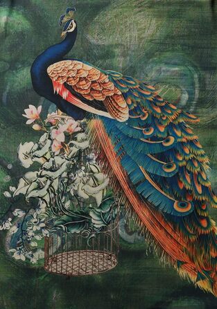 Халат жіночий Ledamon, довгий, квітковий, халат для ванної, нічна сорочка, універсальний розмір, трав'яний зелений