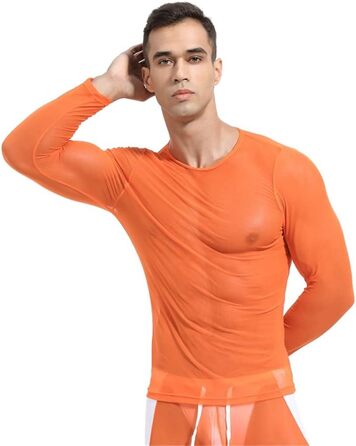 Чоловіча сітчаста футболка з прозорим дизайном, спортивна, для фітнесу, блакитна