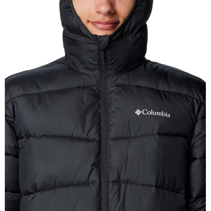 Чоловіча утеплена куртка з капюшоном Columbia Fivemile Butte™ II Puffer Jacket, чорна, розмір M
