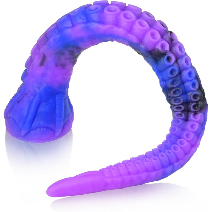 Анальний дилда SXOVO з силікону, щупальце, з присоском, довгий, для стимуляції G-точки та простати, для жінок, чоловіків та пар