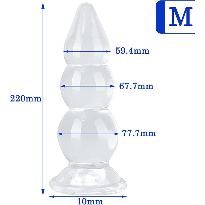 Анальний дildo BDSMYOU, 38 см, з присоскою, для розширення анусу, для чоловіків та жінок, парне використання, екстремальний секс