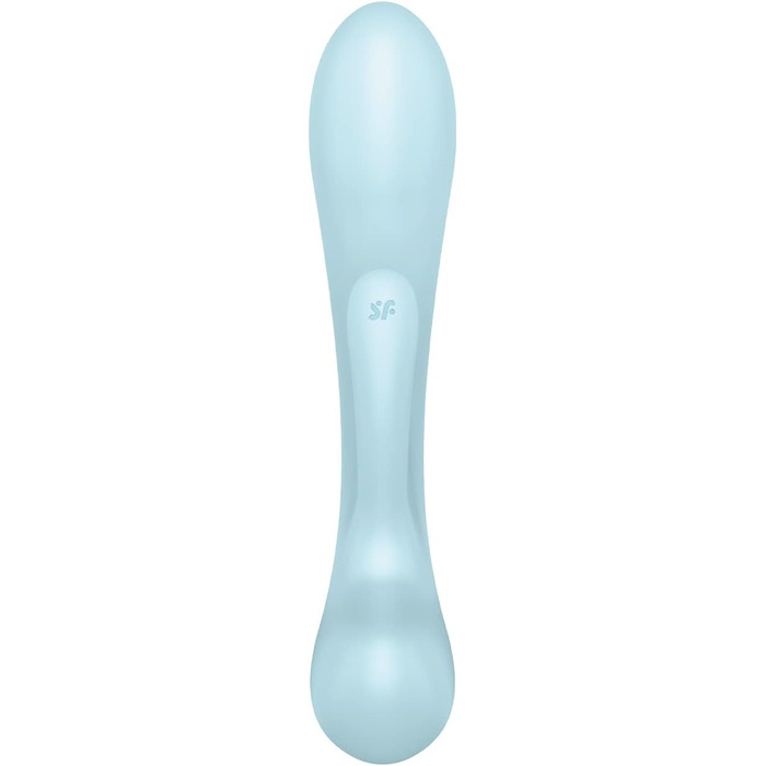Вібратор Satisfyer Triple Oh G-Punkt Klitoris Stimulator | 3 мотори | Гнучкий, водонепроникний (IPX7) | 2x12 програми | Інтимні іграшки для жінок (блакитний)