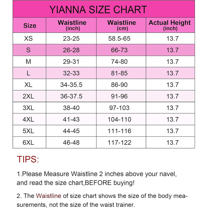 Корсет для талії YIANNA з латексу, довге тіло, під грудьми, чорний, 17 сталевих кісточок, розмір L