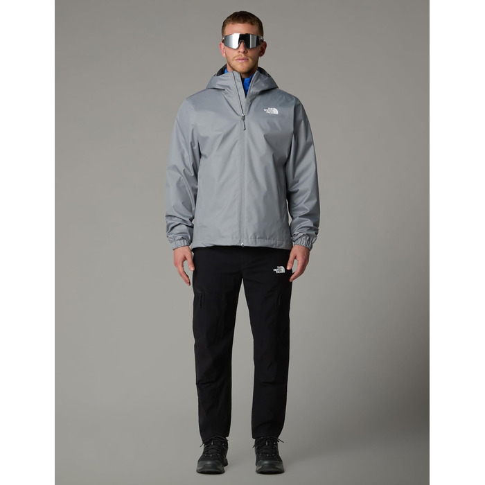 Чоловіча водонепроникна куртка з капюшоном The North Face Quest, дихаюча, Monument Grey, розмір XL
