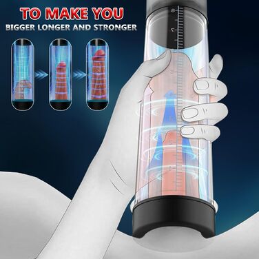 Електрична помпу для збільшення пеніса BDSMYEE - стимулятор, масажер для чоловіків