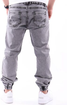 Чоловічі джинсові джогери Reslad Slim Fit RS-2073, сірі (розмір M)