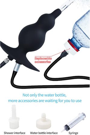 Анальний плагін TYDAY з силікону для BDSM-ігор: анальдуше, стимуляція простати, для чоловіків та жінок