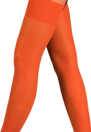 Чулки до коліна MILA MARUTTI для гетра, мікрофібра, 40 ден, помаранчевий/західний колір (смугастий)