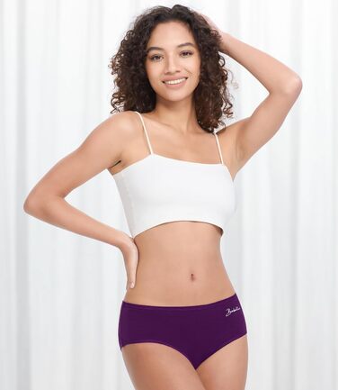 Бобель Труси жіночі бавовняні, 5 шт. у пакунку, дихаюча тканина, м'які, еластичні сліпи (S-XXL), кольорові