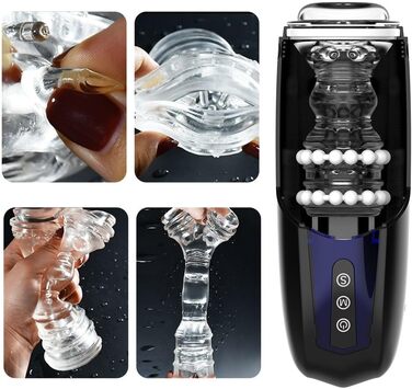 Масажер для тіла Magic Motion Xone Masturbator - Чорний