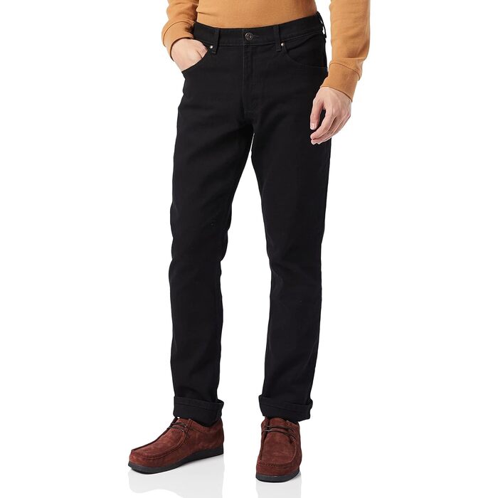 Чоловічі джинси Wrangler Regular Fit Regular - середня посадка, колір Black Rinse (синьо-чорний), W34 L30
