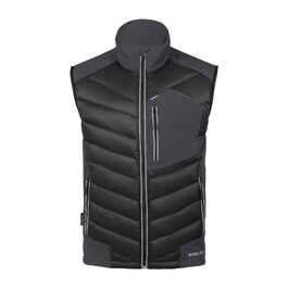 Чоловічий жилет Softshell WORK IDEA: водовідштовхуючий, вітрозахисний, дихаючий спортивний жилет для бігу, їзди на велосипеді, походів та роботи, чорний, 5XL