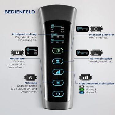 Електрична маска для очей SereneLife з підігрівом, Bluetooth-музикою, вібрацією та охолодженням (5 режимів) для зняття втоми та покращення сну, чорна