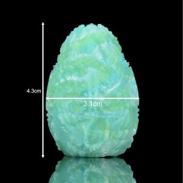 Силіконові анальні перлини Youxclian у вигляді інопланетних спорових яєць (3шт), діаметр 3,1 см x довжина 4,3 см – стимулятор G-точки, ануса, для жінок та чоловіків